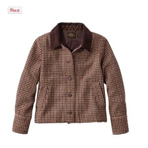 L.L. Bean Brown Plaid Jacket